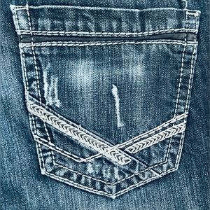 BKE Buckle Carter Mid Rise Straight Leg Jeans Mens 30 X 31 Cotton Denim (227)
